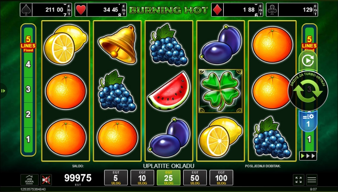 Burning Hot igra