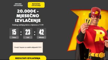 Rizk izvlačenja mjesečno